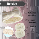 Kit Balaca Muñequeras Para Rutina De Maquillaje Y Skin Care