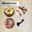 Hojas De Papel Doradas Decorativas Artesanales Oro DIY 25 Unidades