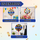 Globos Decorativos Feliz Día Diseños Surtidos x4