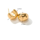 Aretes En Forma De C Gota De Agua Estilo Europeo