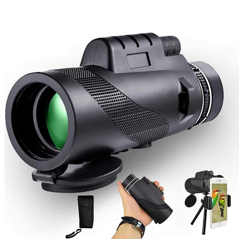 Monocular Nocturno Hd 80x100 Binocular Con Accesorios Full