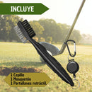 Cepillo De Palo De Golf Doble Cara Limpiador De Ranura Pro