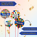 Globos Decorativos Feliz Día Diseños Surtidos x4