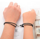 Pulseras De Imán Para Parejas Magnéticas Corazón Ajustable