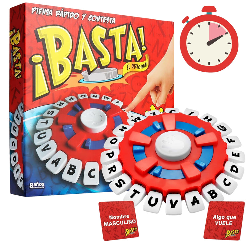 Juego De Mesa Basta Agilidad Mental Palabras Letras Español
