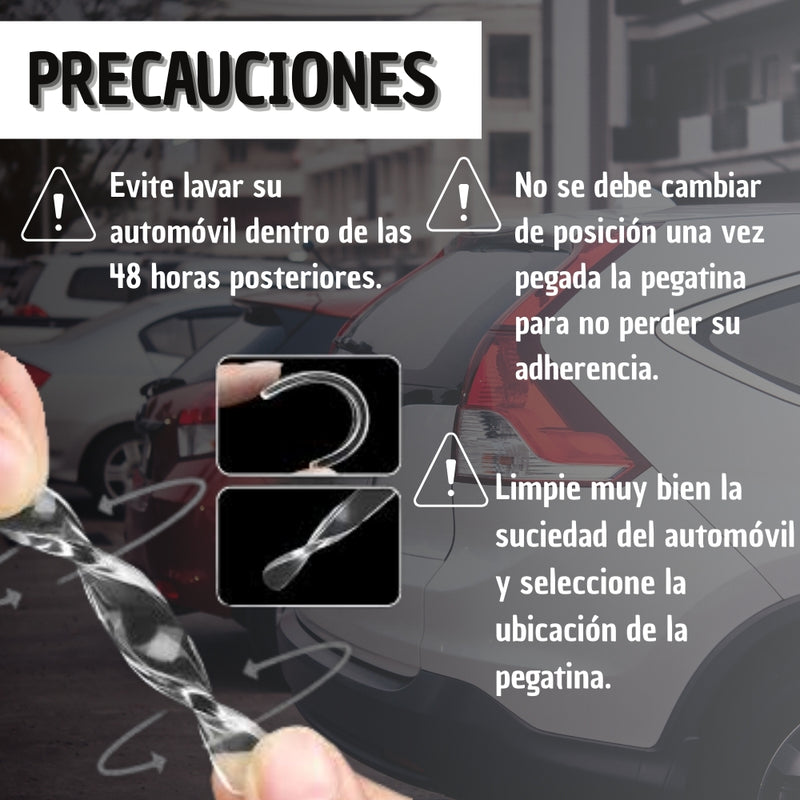 Protector De Arañazos Para Carro X16 Embellecedor Pro