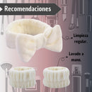 Kit Balaca Muñequeras Para Rutina De Maquillaje Y Skin Care