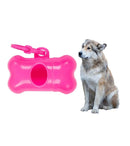 Hueso Dispensador De Bolsas Mascotas + 1 Rollo