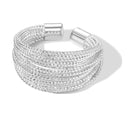 Anillo De Hilos Multicapas Multilíneas Brillantes Para Mujer