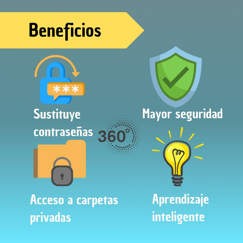 Lector De Huella Digital Windows Hello Usb Control Ingreso