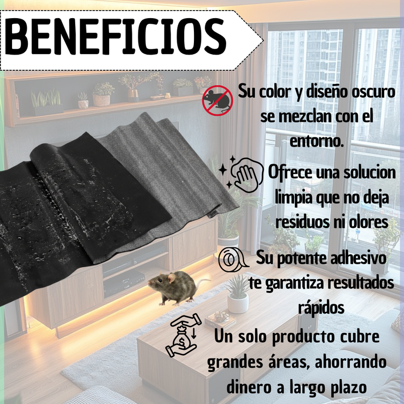 Trampa Pegante Ratones Efectivo
