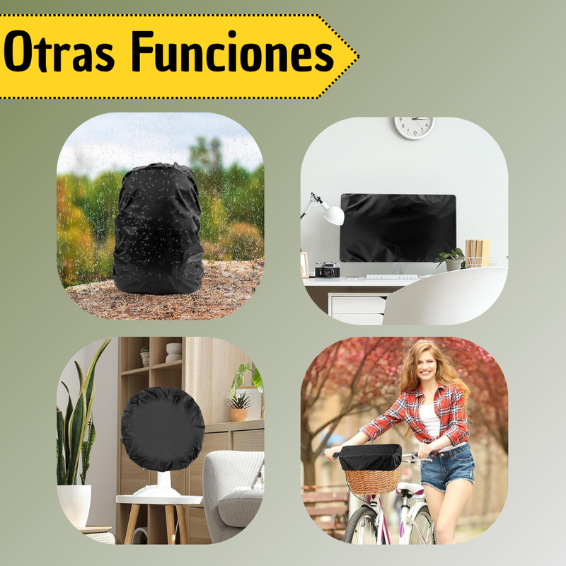 Forro Funda Cubre Maleta Impermeable Reflectivo Anti Robo