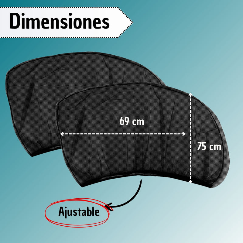 Parasol Ventana Carros Cortina Protector Solar Camioneta 2u