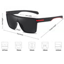 Gafas De Sol Cuadradas Grandes Deportivas Moda Outfit