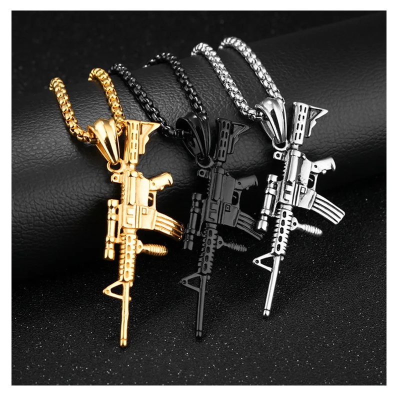 Collar Cadena Táctico Militar Rifle Ak-47