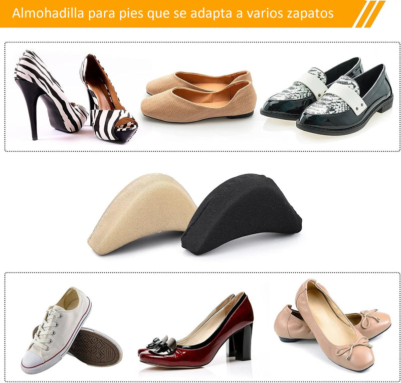 Almohadillas Punta De Dedos Alivio Dolor Pies Tacones Zapato