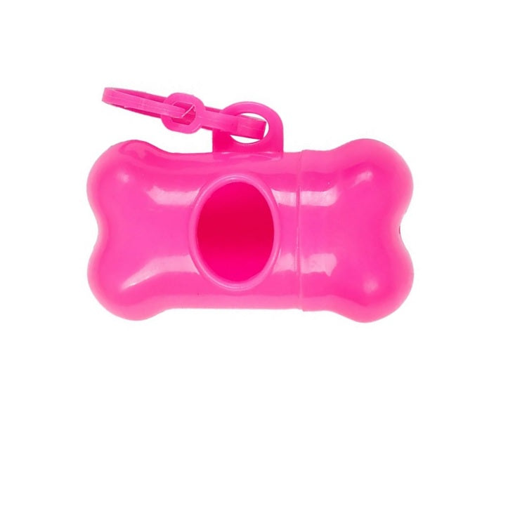 Hueso Dispensador De Bolsas Mascotas + 1 Rollo