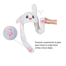 Gorro Sombrero De Conejo Orejas Móviles Niñas Niños Luces