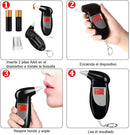 Medidor Alcoholímetro Led Digital X5 Boquillas