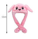 Gorro Sombrero De Conejo Peluche Orejas Movibles
