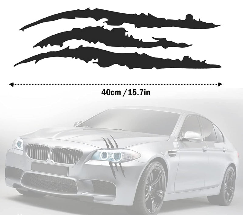 Pegatina De Coche Reflectant Garra Monstruo Tira Tipo Rasguazo Marcas De  Carro