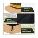Gorro De Protección Uv Impermeable Plegable Verde Oscuro