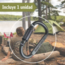 Mosquetón Viajes Campamento Camping Aluminio Montañismo Pro