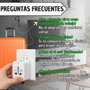 Adaptador Universal de Viaje con Protector de Voltaje
