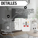 Adaptador Universal de Viaje con Protector de Voltaje