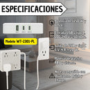 Extension Enchufes Plano Multitoma 4 Plano Protec Tipoc Usb