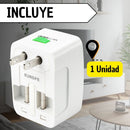 Adaptador Universal de Viaje con Protector de Voltaje