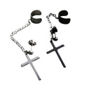 Arete Pendiente Colgante Forma De Cruz Hombre Mujer 1 Unidad