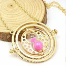 Collar Cadena Giratiempo Reloj De Arena Harry Potter