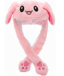 Gorro Sombrero De Conejo Orejas Móviles Niñas Niños Luces