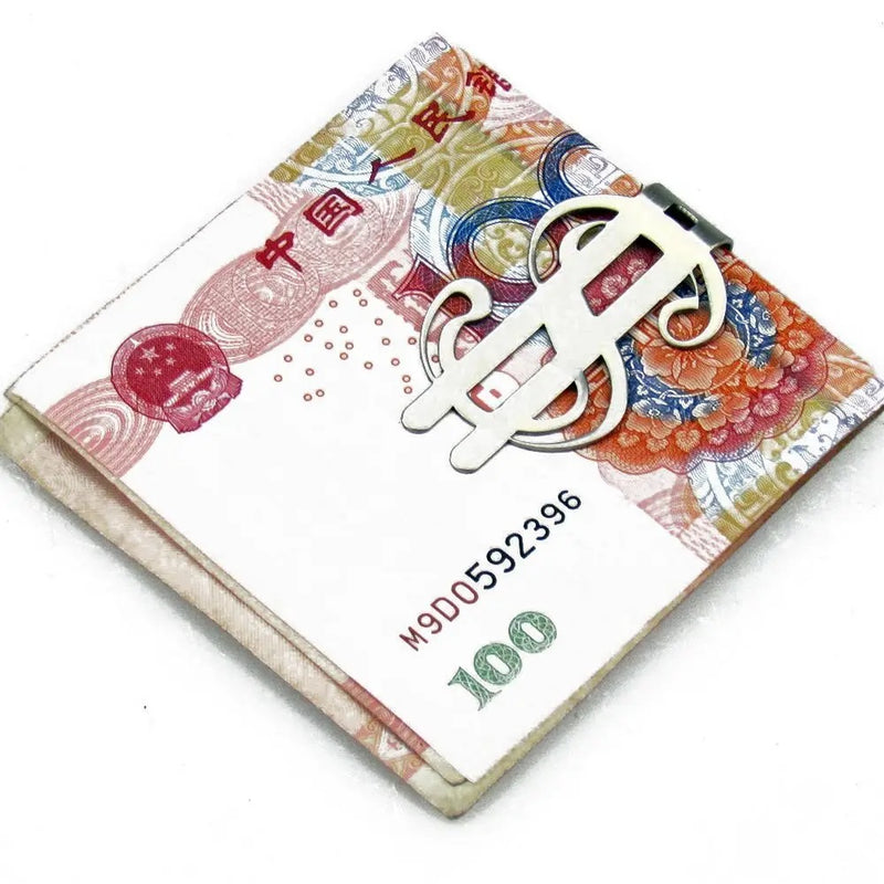 Clip Gancho De Bolsillo Sujeta Billetes Diseño Dolar