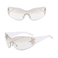Gafas Lentes De Sol Envolventes Futuristas Para Hombre Mujer