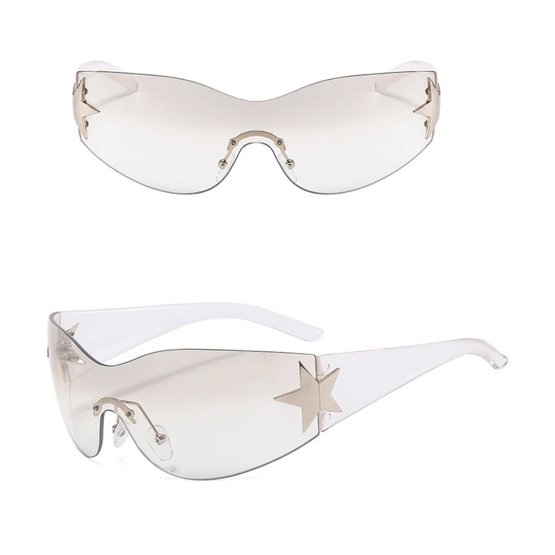 Gafas Lentes De Sol Envolventes Futuristas Para Hombre Mujer