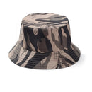 Sombrero Gorro Pescador Bordado Doble Faz Camuflado/gris