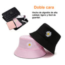 Sombrero Gorro Pescador Bordado Doble Faz Camuflado/gris