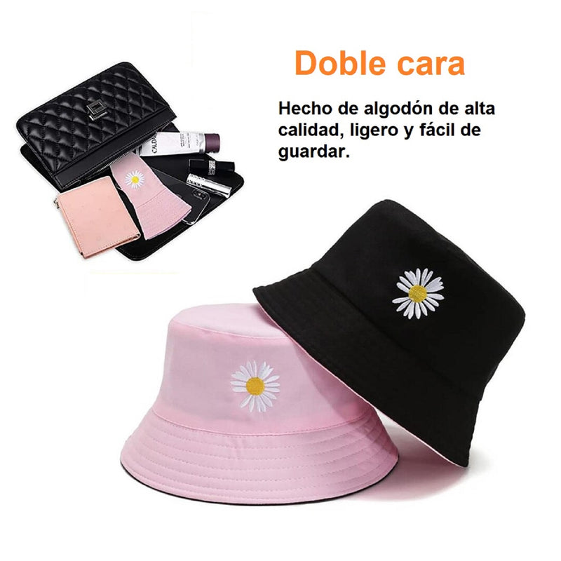 Sombrero Gorro Pescador Bordado Doble Faz Camuflado/gris