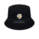 Sombrero Gorro Pescador Bordado Doble Faz Camuflado/gris