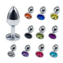 Plug Anal Mediano Joya Acero Acostumbrador Anal Plug Metálico