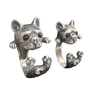 Anillo Ajustable Bull Dog Francés