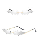 Gafas Llamas De Fuego Modernas Hombres Y Mujeres