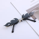 Gafas Llamas De Fuego Modernas Hombres Y Mujeres