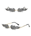 Gafas Llamas De Fuego Modernas Hombres Y Mujeres