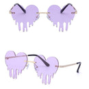 Gafas De Sol Diseño Corazón Derretido