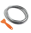Tiras De Moldura Para Interior Del Carro Universal Decora 5m-Plateado