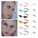 Gafas De Sol Diseño Diamante Espejo Outfit Concierto Flow