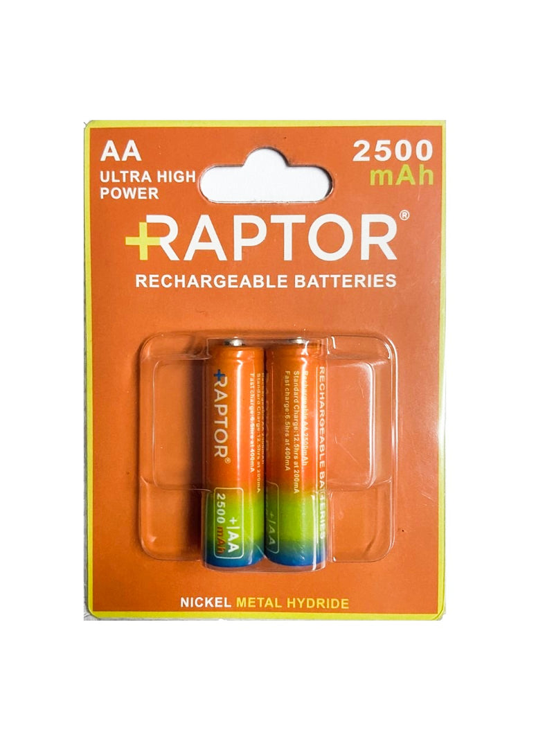 Pilas Recargables Raptor Aa X 2 Baterias Original